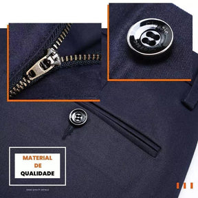 COMPRE 1 E LEVE 2 |  Calça Social Clássica Alfaiataria Gentleman 2024 | Cinto Social Couro