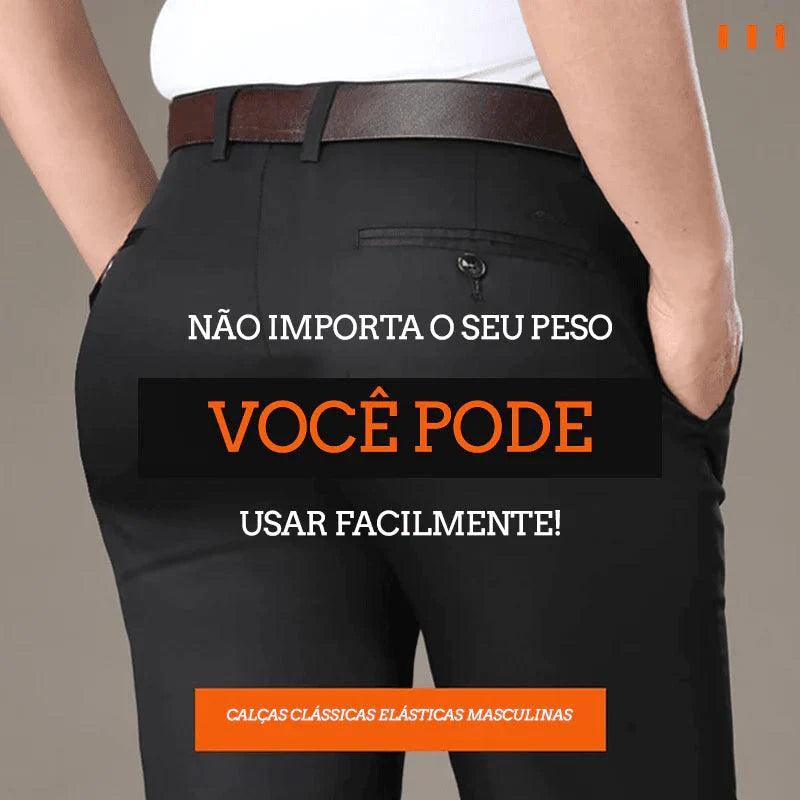 COMPRE 1 E LEVE 2 |  Calça Social Clássica Alfaiataria Gentleman 2024 | Cinto Social Couro