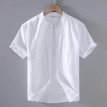 Camisa Masculina Casual de Linho